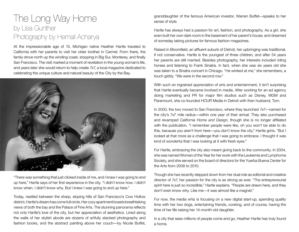 Cover Story For 57 Degrees&nbsp;Magazine